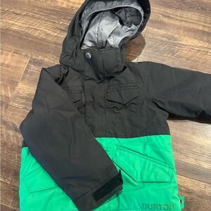 Burton Two-Tone Black and Green Jacket